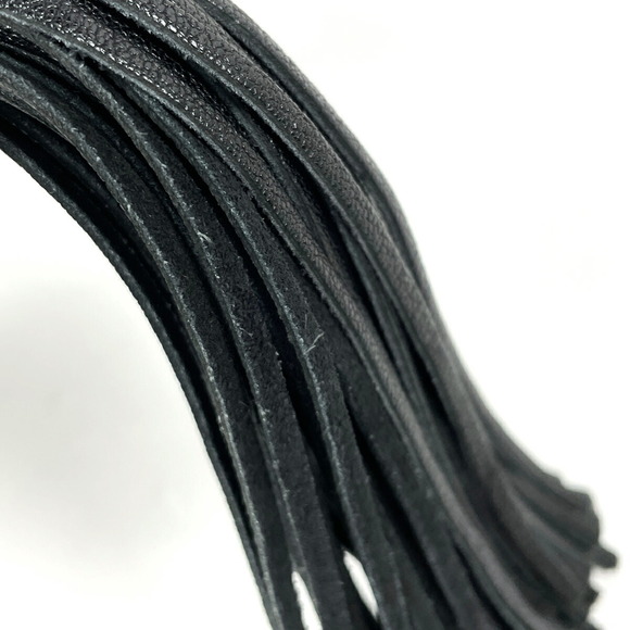 Yves Saint Laurent Lou Shoulder Bag Crossbody Fringe Leather Black - Picture 6 of 7